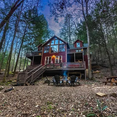 Private Creekside Cabin+Hot Tub,Pool Table, & Pets Ellijay Exterior photo