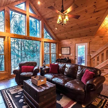 Private Creekside Cabin+Hot Tub,Pool Table, & Pets Ellijay Exterior photo